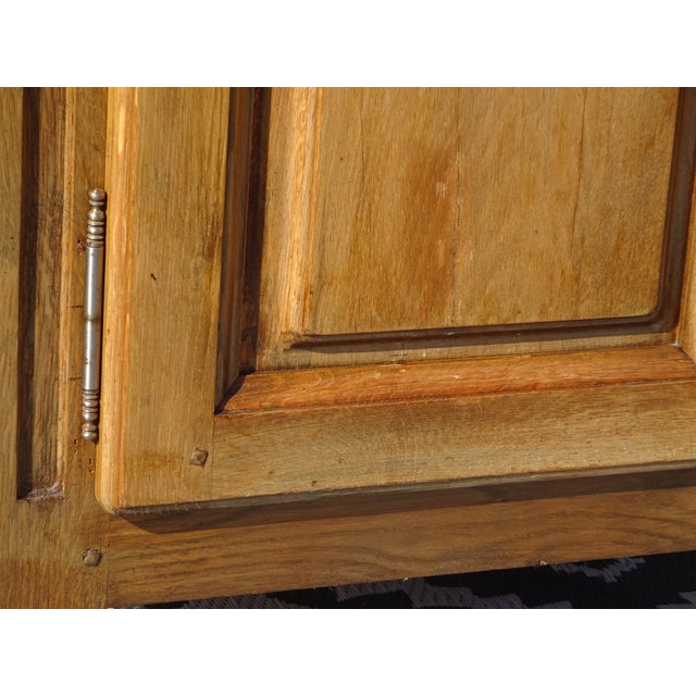 Brown Small Oak One-Door Jam Buffet, 1970s For Sale - Image 8 of 18