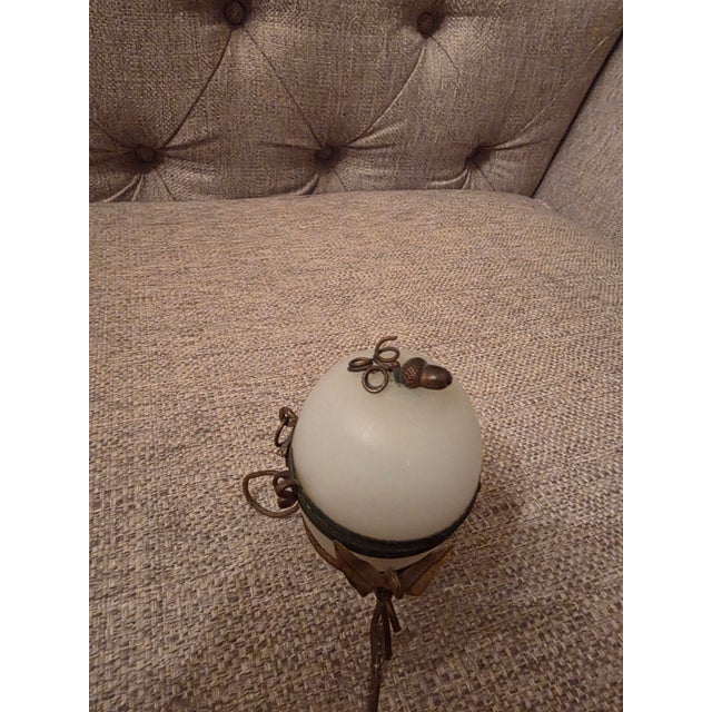 White Opaline Egg Box Palais Royal For Sale - Image 4 of 12