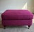 Late 20th Century Baker Furniture Fuchsia Lounge Chair & Ottoman For Sale - Image 12 of 12
