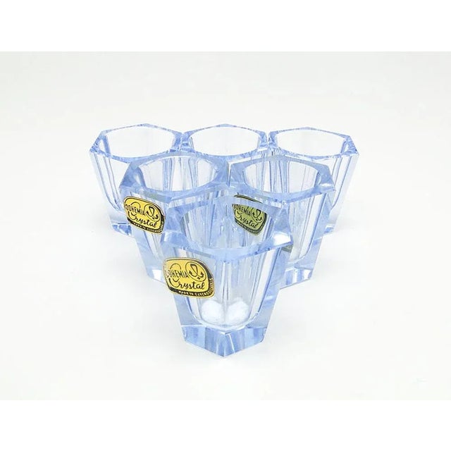 Art Deco Vodka Shots, 1950s, Set of 6 For Sale - Image 10 of 10