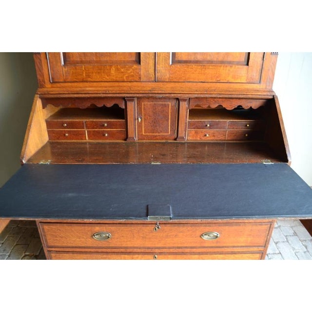 Antique Oak Top Desk, Secretary For Sale - Image 4 of 13