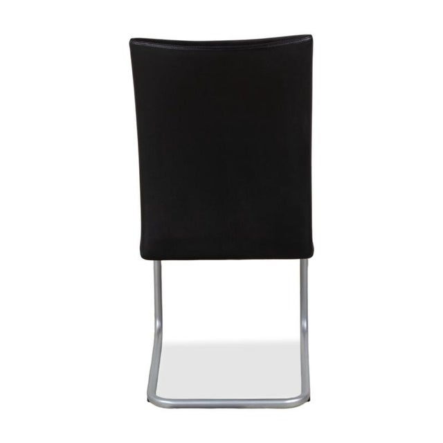 D2 Chairs in Black Leather from Hülsta, Set of 6 For Sale - Image 16 of 18