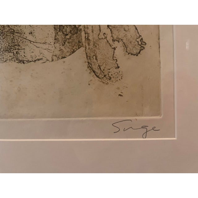 Abstract "Winged Figure" Etching + Aquatint by Artist Walter Sorge For Sale - Image 3 of 7