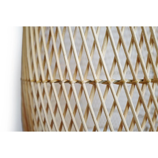 2020s Raw Rattan Bottle Pendant Light Medium For Sale - Image 5 of 10