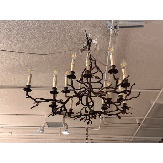Paul Ferrante Twig Chandelier, Model #2081 For Sale In San Francisco - Image 6 of 12