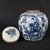 1960s Blue and White Porcelain Lidded Ginger Jar With "Qilin Bringing a Child" Motif - 6" H For Sale - Image 9 of 9