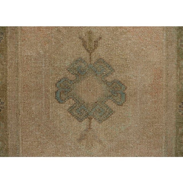 Turkish Mini Rug Oriental Hand Knotted Vintage Rug 1'9" x 3'5" #20622 For Sale - Image 4 of 8