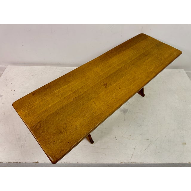Dutch Oak Coffee Table, 1960s For Sale - Image 13 of 13