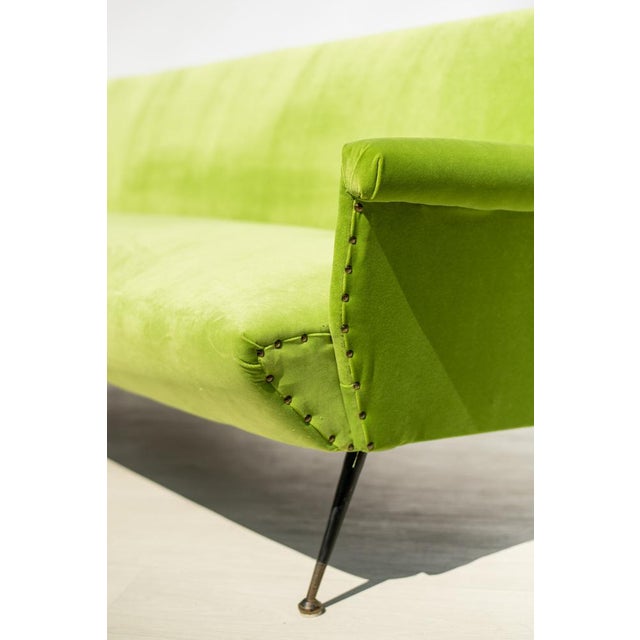 Textile Vintage Velvet Sofa, 1970s For Sale - Image 7 of 18