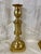 Pair of Vintage Solid Brass Candlesticks – Georgian Colonial Style With Octagonal Bases For Sale - Image 10 of 10