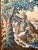 French Country Aubusson Verdure Tapestry Waterfall With an Heron and Bridge Jean-Batiste Pillement Circa 1750 For Sale - Image 3 of 18