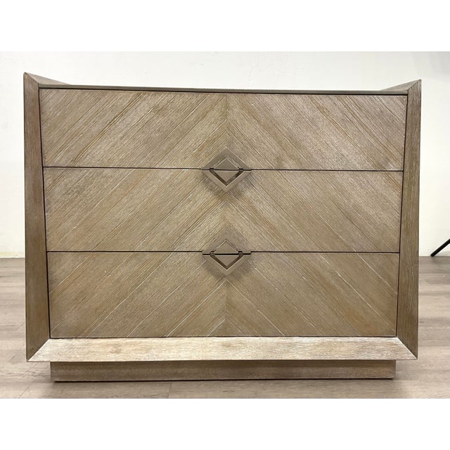 2020s Caracole Modern Criss Crossed Nightstand For Sale - Image 5 of 6