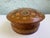 Wood Vintage Hutsul Style Turned Wood Lidded Box With Mother-of-Pearl Inlay – Ukrainian Folk Art Inspired Jewelry Box For Sale - Image 7 of 10