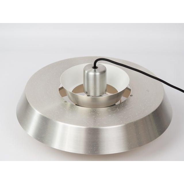 Mid 20th Century Vintage Nova Pendant Lamp in Aluminum by Jo Hammerborg for Fog and Mørup, 1963 For Sale - Image 5 of 13