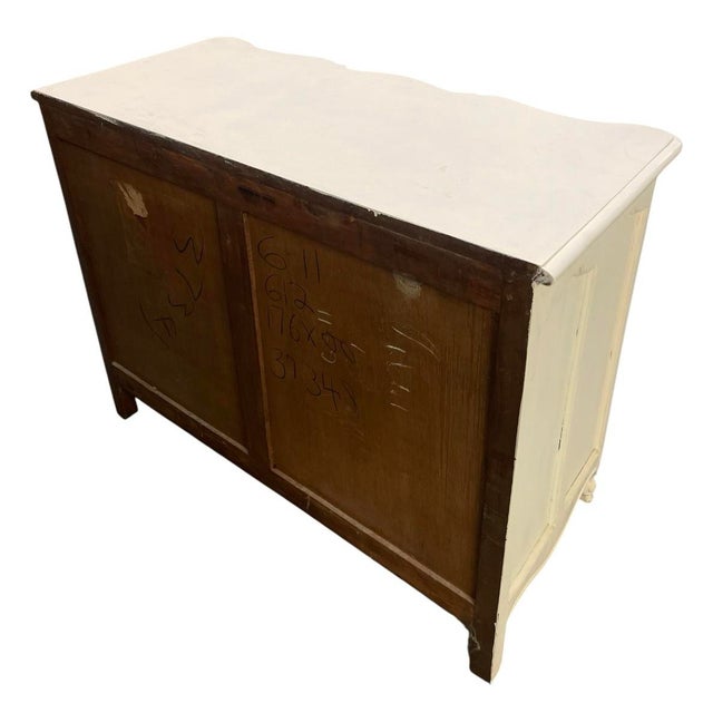 2000 - 2009 Vintage French Provincial Style Three-Drawer Commode For Sale - Image 5 of 12