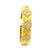Vintage Italian 18k Gold Diamond Wide Cuff Bracelet For Sale - Image 11 of 16