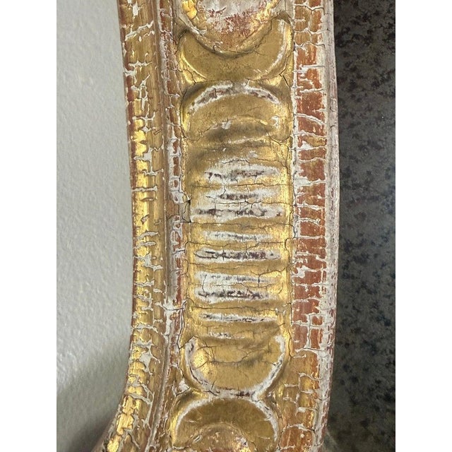 Gold Pair of Italian Rococo Revival Giltwood Mirrors, Circa 1850–1870 For Sale - Image 8 of 18