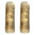Smoked Diamanted Rectangular Murano Glass Wall Sconce-Set of Two For Sale