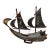 Mid-Century Asian Carved Water Buffalo Horn Sailboat Model For Sale