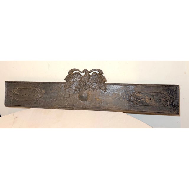 Large Antique the Union Factory Architectural Salvage Door Eagle Pediment Gothic For Sale In New York - Image 6 of 15