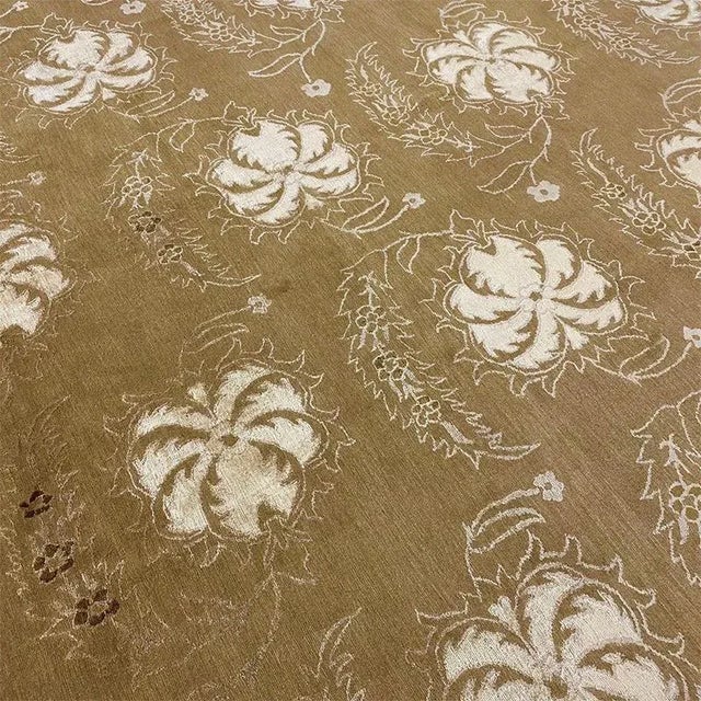 Handwoven Tibetan Style Area Rug 8x10 For Sale - Image 9 of 12