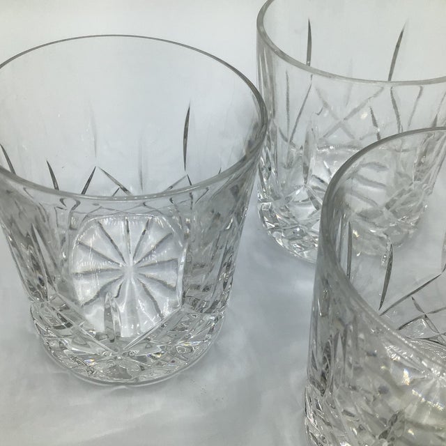 Tyrone Crystal Rosses Double Old Fashioned Glass-Set of 3 For Sale - Image 11 of 12