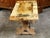 Italian Coffee Table Made of 19th Century Bleached Oak Base and Later Vellum Top For Sale - Image 12 of 12