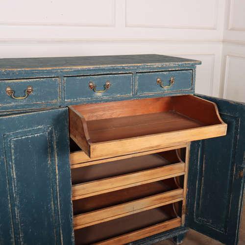 Swedish Painted Linen Cupboard For Sale - Image 10 of 12