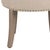 Vanity Stool in Pearl Beige & Distressed Grey For Sale - Image 4 of 6