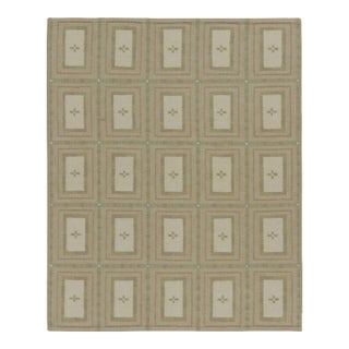 Contemporary Scandinavian Style Panel Geometric Rug by Rug & Kilim, India For Sale