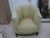 French Louis XVI Style Channel Back Bergere For Sale - Image 9 of 12
