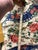 1990s Vintage Fabric With Blue and Peach Rose Florals - 8 Yards For Sale - Image 5 of 6