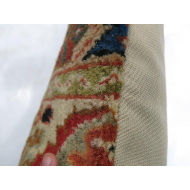 Persian Antique Persian Rug Pillow For Sale - Image 3 of 5