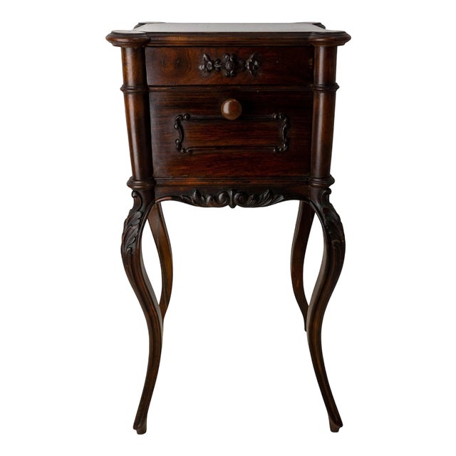 19th Century French Louis XV Chestnut Nightstand For Sale