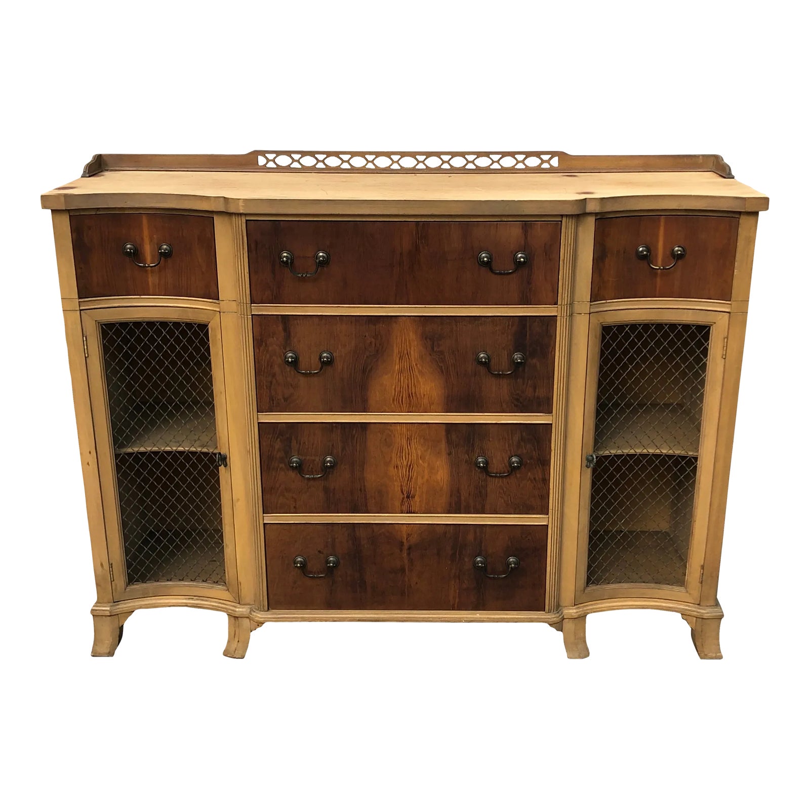 Mid 20th Century Union National Fine Furniture Jamestown Ny, Desk Front