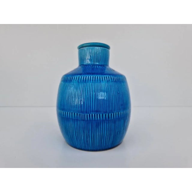 Ceramic Swedish Ceramic Lid Bottle by Hertha Bengtson, 1950s For Sale - Image 7 of 7