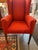 1900 - 1909 1900s Antique Woven Wool Wingback Chair For Sale - Image 5 of 9