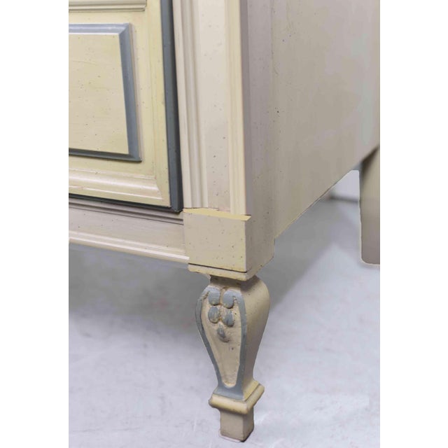 Wood Mid Century French Louis Style Lingerie Chests by Dixie - A Pair For Sale - Image 7 of 11