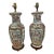 Pair of 1980s Hand Painted Chinese Lamps For Sale