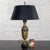 Early to Mid-20th Century Neoclassical Table Lamp Brass and Marble Urn Shaped Base Black Tapered Shade For Sale - Image 18 of 18
