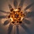Metal Mid-Century Modern Four-Light Ceiling Lamp, Italian, 1970s For Sale - Image 7 of 18
