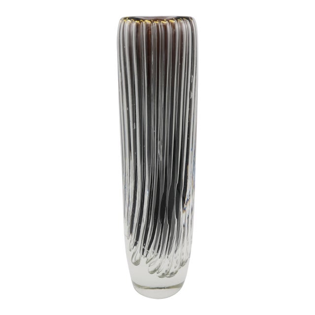 1960s Tall Murano Art Glass Vase by Paolo Venini For Sale