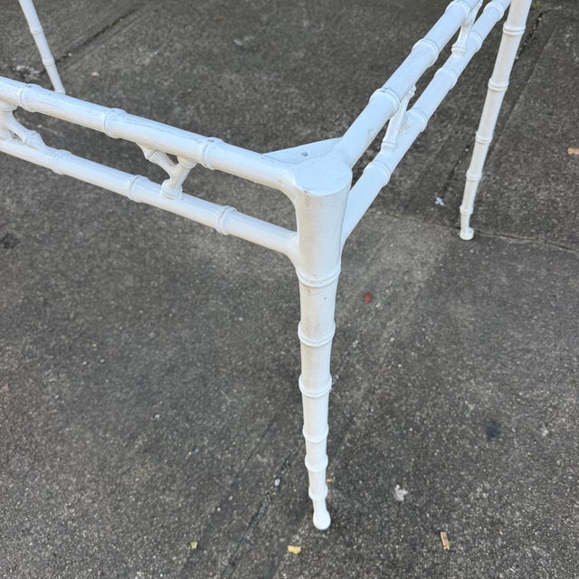 Phyllis Morris Faux Bamboo Patio Table for Kessler Industries, 1960s For Sale - Image 11 of 12