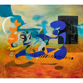 Isabel Brinck Original Abstract Painting on Canvas Titled "Kismet" For Sale