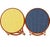 Maison Gatti Parisian Rattan Bistro Bar Stools in Navy & Yellow -Set of 4 For Sale In Los Angeles - Image 6 of 7