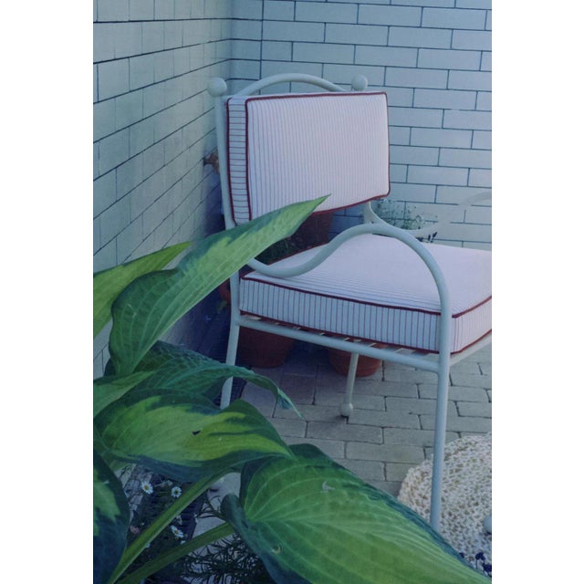 Panarea Armchair in Isola with Taupe and Cream Upholstery by Ceraudo, 2010s For Sale - Image 6 of 9