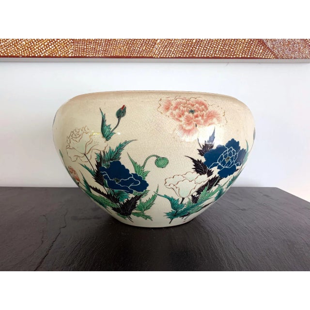 Japanese Studio Ceramic Centerpiece Okumura Shozan Meiji Period For Sale - Image 10 of 11