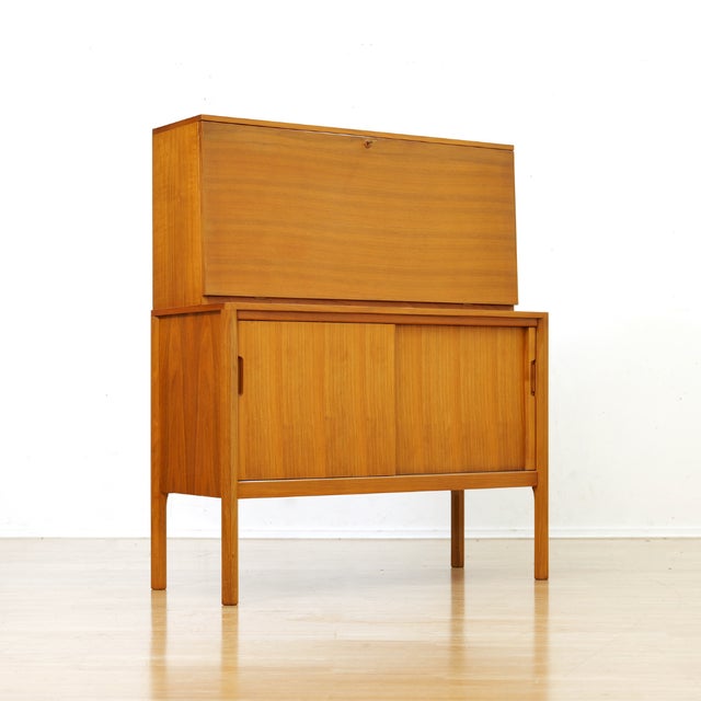 1960s Mid Century Teak Secretary Desk by Gordon Russell For Sale - Image 12 of 15