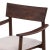 2020s Walnut Deco Dining Arm Chair For Sale - Image 5 of 5