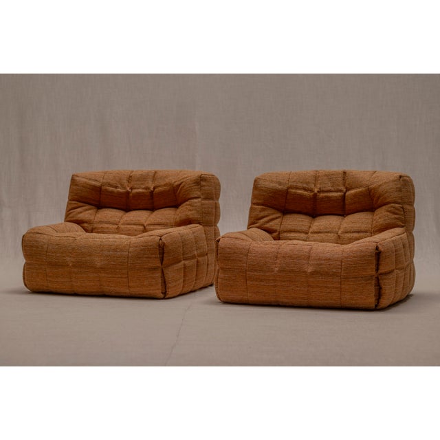 Kashima Easy Chairs by Michel Ducaroy for Ligne Roset, 1973, Set of 2 For Sale - Image 16 of 16